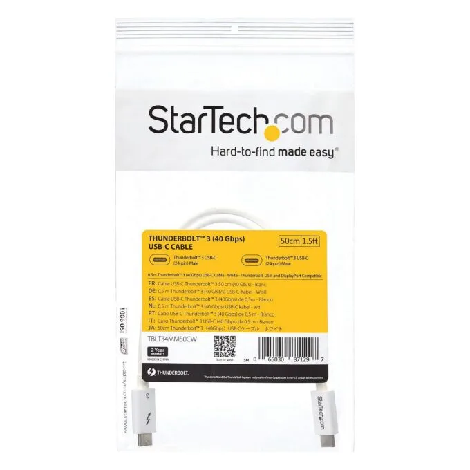 StarTech.com TBLT34MM50CW Thunderbolt cable — image 7