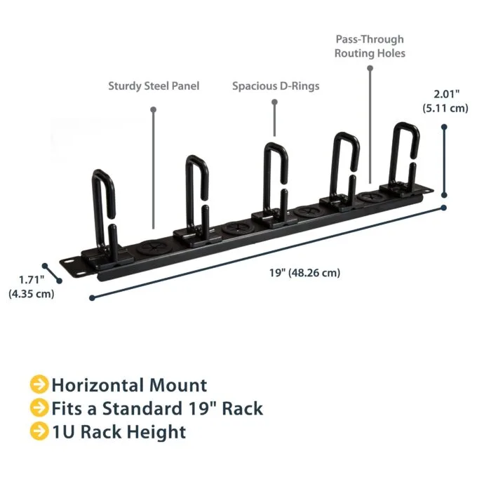 StarTech.com CABLMANAGERH rack accessory — image 5