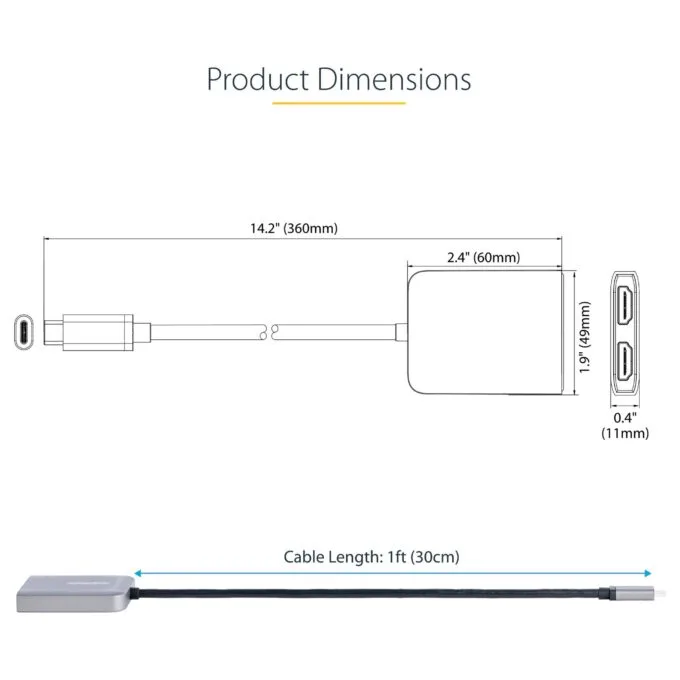 StarTech.com MST14CD122HD USB graphics adapter — image 12