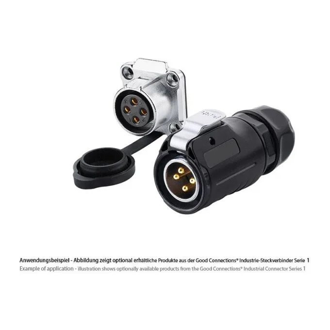 Good Connections Industrial Coupling S1 - Power 4-Pin M20 — image 4