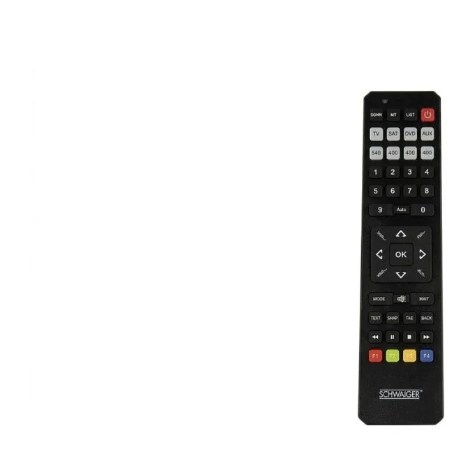 Schwaiger Fernbedienung 8 in 1 vorprogrammiert Schwarz — image 1