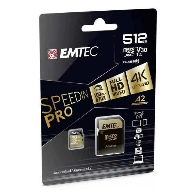 Emtec ECMSDM512GXC10SP memory card — image 2