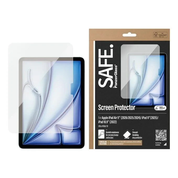 PanzerGlass SAFE. by ® Screen Protector iPad Air 11'' (2024-2026) | iPad 11'' (2025) | iPad 10.9'' (2022) | Ultra-Wide Fit — image 2