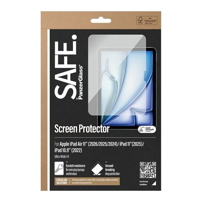 PanzerGlass SAFE. by ® Screen Protector iPad Air 11'' (2024-2026) | iPad 11'' (2025) | iPad 10.9'' (2022) | Ultra-Wide Fit — image 3