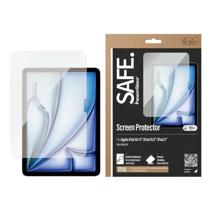 PanzerGlass SAFE. by ® Screen Protector iPad Air 11'' (2024-2026) | iPad 11'' (2025) | iPad 10.9'' (2022) | Ultra-Wide Fit — image 4