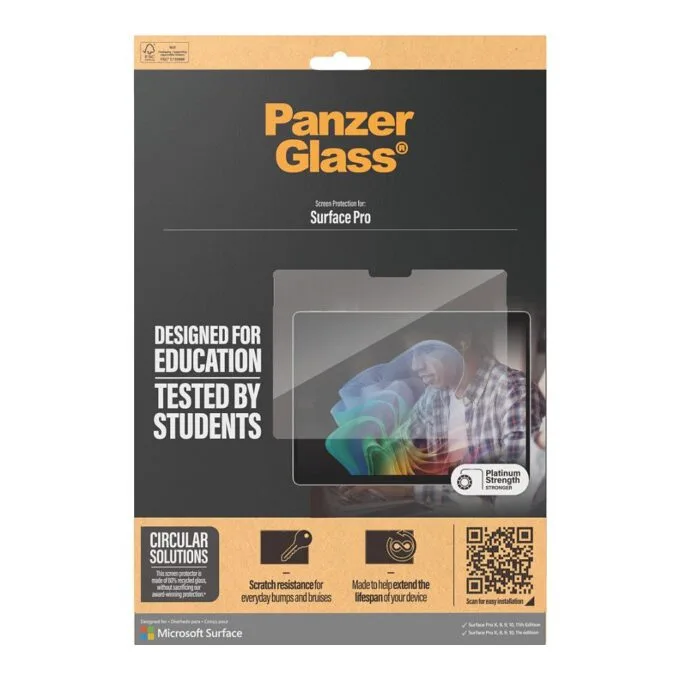 PanzerGlass ® Screen Protector Microsoft Surface Pro X | Pro 8 | Pro 9 | Pro 10 | Pro 11 | Pro 12 | Ultra-Wide Fit — image 3