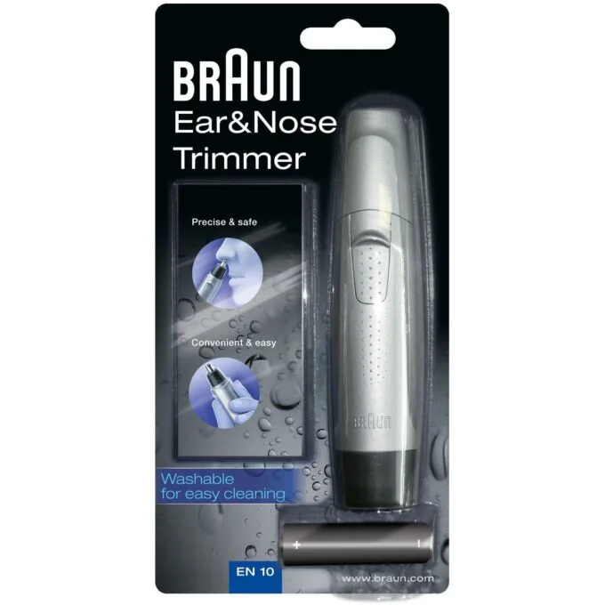Brown EN 10, nose/ear hair trimmer (silver/black) — image 3