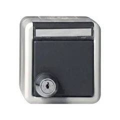 GIRA 456730 SCHUKO KD Schloss sorted + BSF WG AP Grau