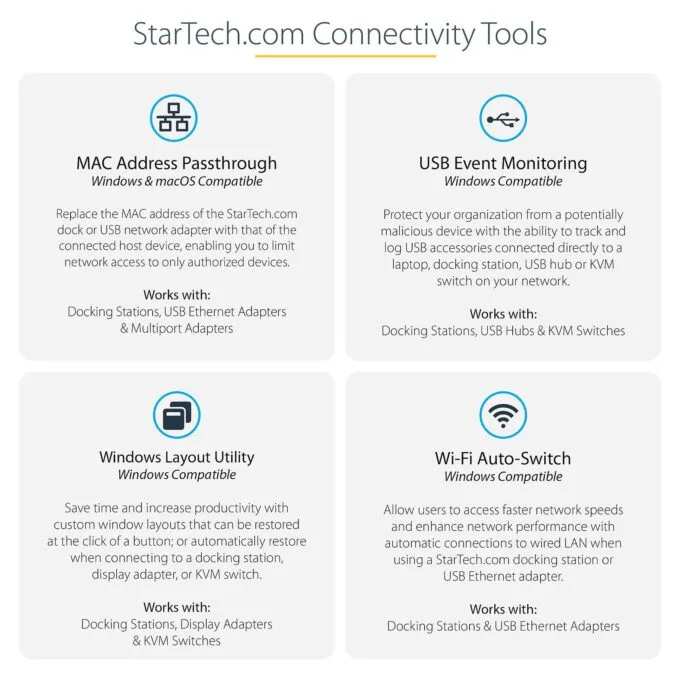 StarTech.com DKT31CHVL laptop dock/port replicator — image 7