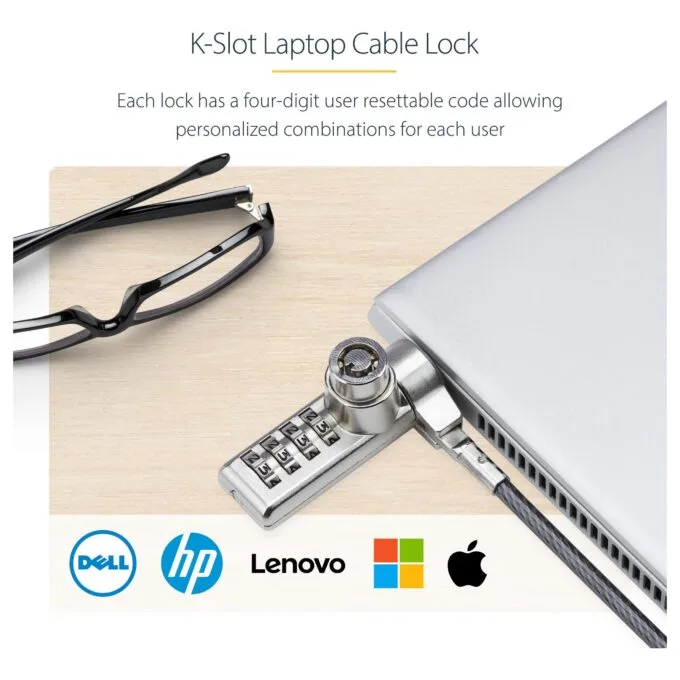 StarTech.com DUALKA10-LAPTOP-LOCK cable lock — image 11