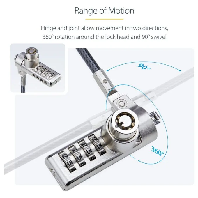 StarTech.com DUALKA10-LAPTOP-LOCK cable lock — image 13