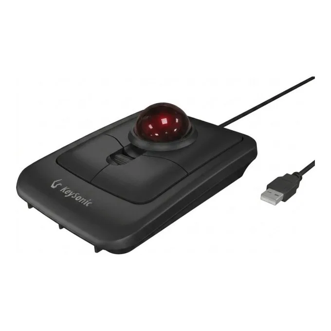 KeySonic Optische Trackball-Maus KSM-4006-UT Optische Trackballmaus mit USB Type-A — image 1