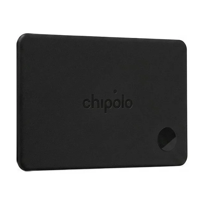 Chipolo CARD – Rechargeable tracking card compatible with Apple Find My on iPhone (Charcoal) — image 1