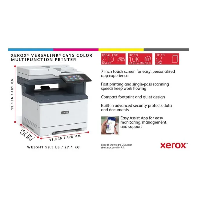 Xerox VersaLink C415V_DN multifunction printer — image 11