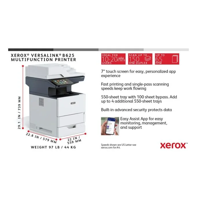 Xerox VersaLink B625V_DN multifunction printer — image 5