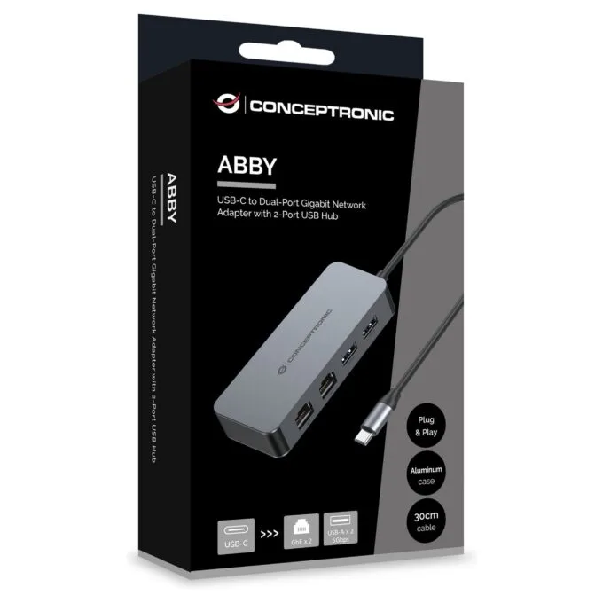 Conceptronic ABBY24G laptop dock/port replicator — image 4