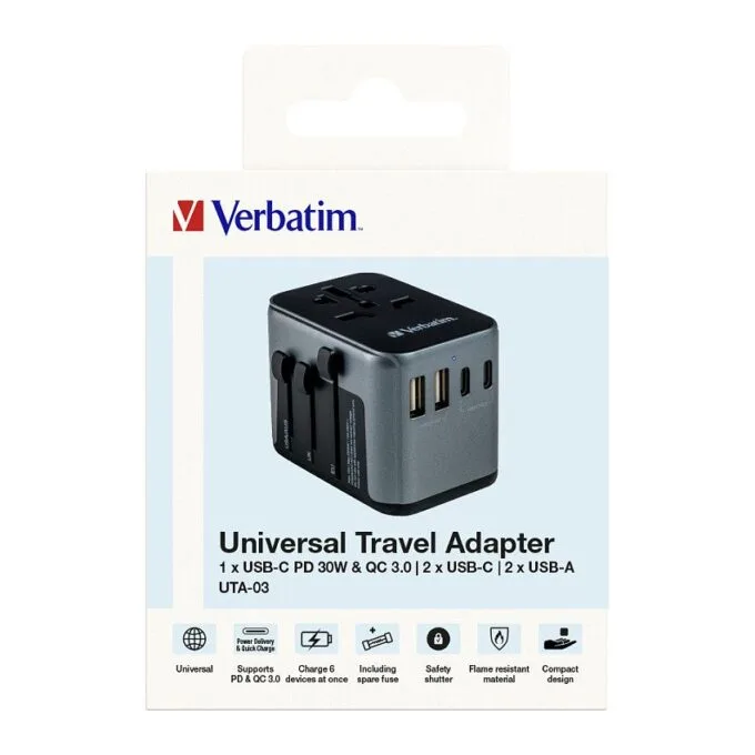 Verbatim 49545 power plug adapter — image 9