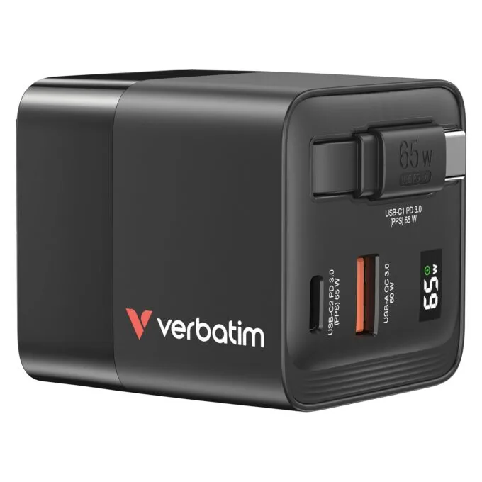Verbatim GaN Charger 65W — image 1