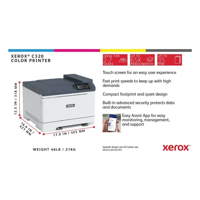 Xerox C320V_DNI laser printer — image 5
