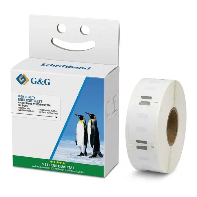G&G label rolls replace Dymo 11352, 25.0 x 54.0 mm — image 1