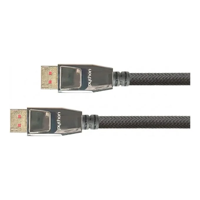 Python DisplayPort 1.4 Cable 5m 8K UHD @ 60Hz gold-plated OFC St./St black — image 1