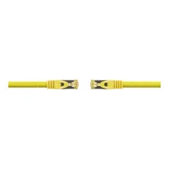 Python patch cable with Cat.7 raw cable S/FTP PiMF halogen-free 1.5m yellow