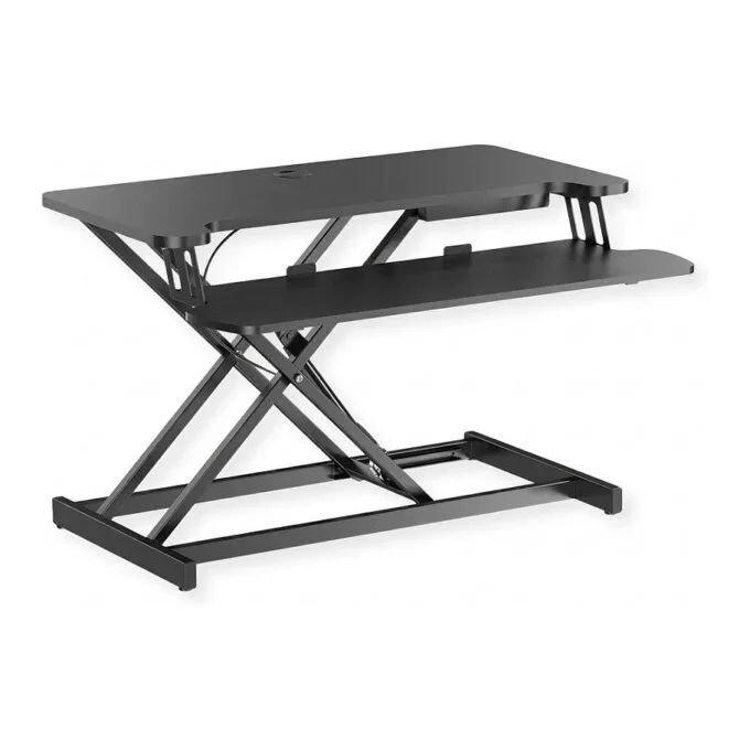 VALUE HALUE adjustable desk top, 800 x 400 mm, black — image 1