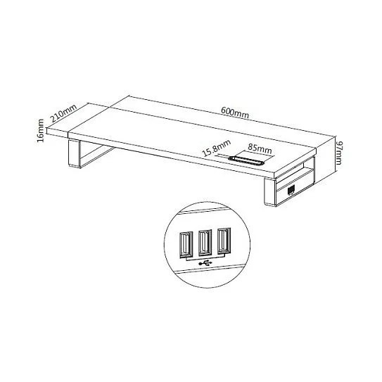 Equip 650881 monitor mount / stand — image 8