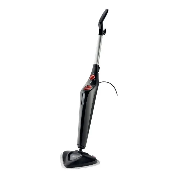 Steam cleaner Steam Plus + PowerPad (black/red, 1,550 watts) — image 1