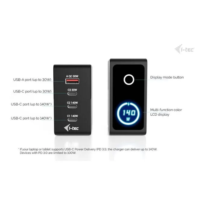 i-tec CHARGER-INTG140W mobile device charger — image 4