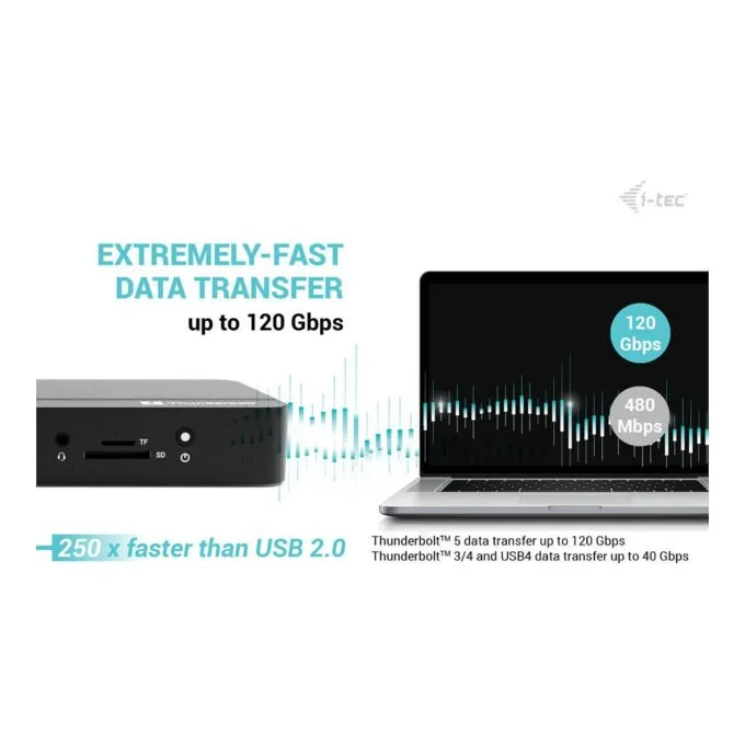 i-tec TB5TRIPLEDOCKM2PD laptop dock/port replicator — image 14