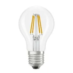 OSRAM LED Classic A 40 Filament P 3.4W 827 Clear E27 LED lamps, classic pistons