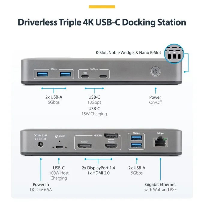 StarTech.com 199UE-USBC-DOCK laptop dock/port replicator — image 2