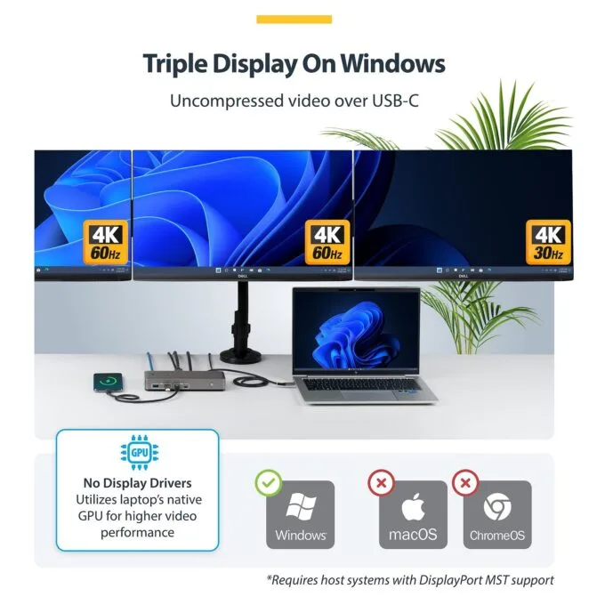 StarTech.com 199UE-USBC-DOCK laptop dock/port replicator — image 3