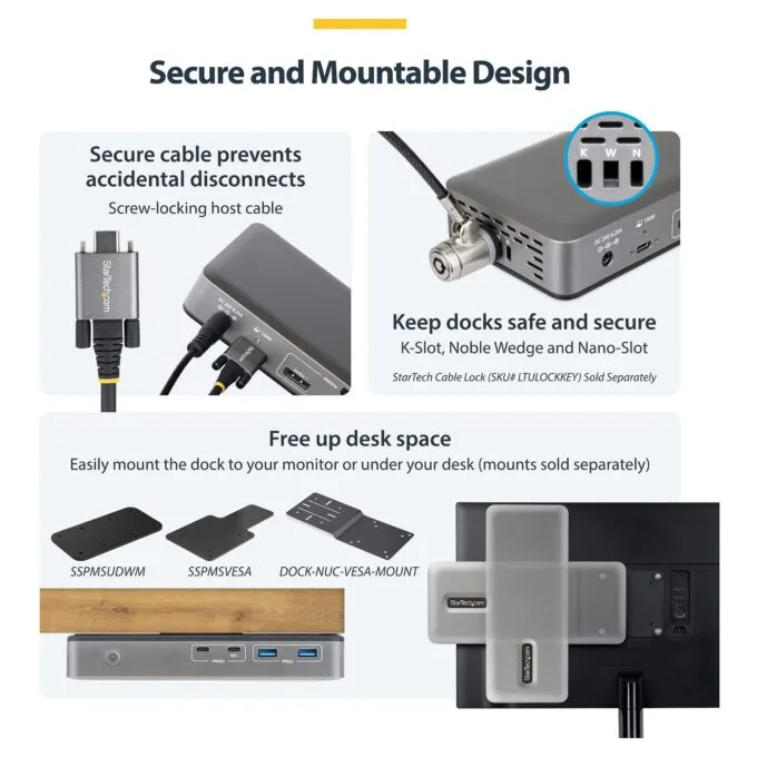 StarTech.com 199UE-USBC-DOCK laptop dock/port replicator — image 6