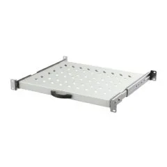EFB 19" 1HE shelf extendable, ET 608..812 mm, 30 kg, ST 800, RAL7035