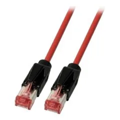 EFB RJ45 patch cable Cat.6A S/FTP PUR Draka UC900 TM21 red 1.5m