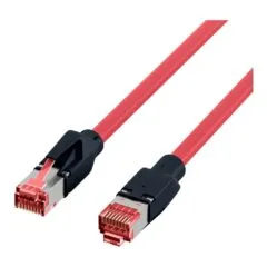 EFB RJ45 patch cable Cat.6A S/FTP PUR Draka UC900 TM21 red 15m