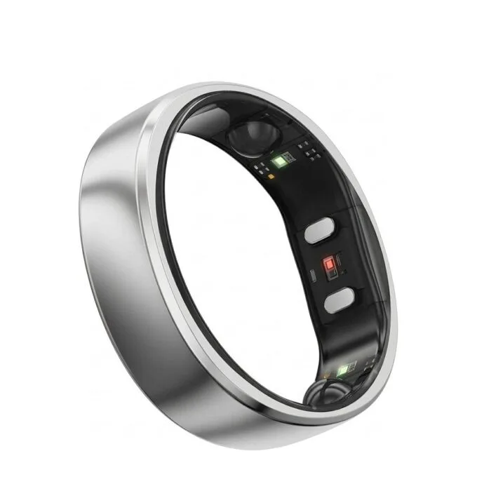 RingConn Smart Ring Gen2 Air for Women and Men - Sleep and Fitness Tracking Wearable - Heart Rate - Galaxy Silver Size 13 — image 1