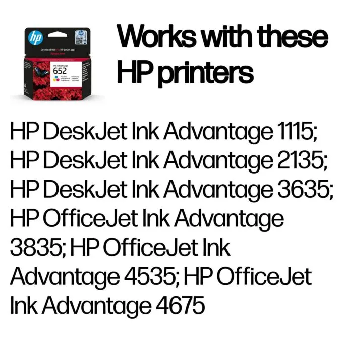HP Ink No 652 HP652 HP 652 Color (F6V24AE) — image 2