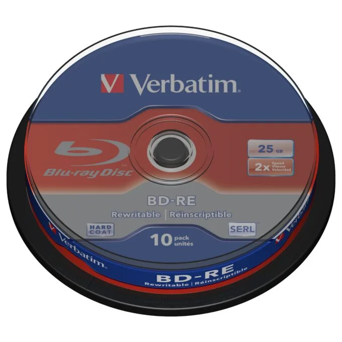 Verbatim BD-RE SL 25GB 2x 10 Pack Spindle — image 2