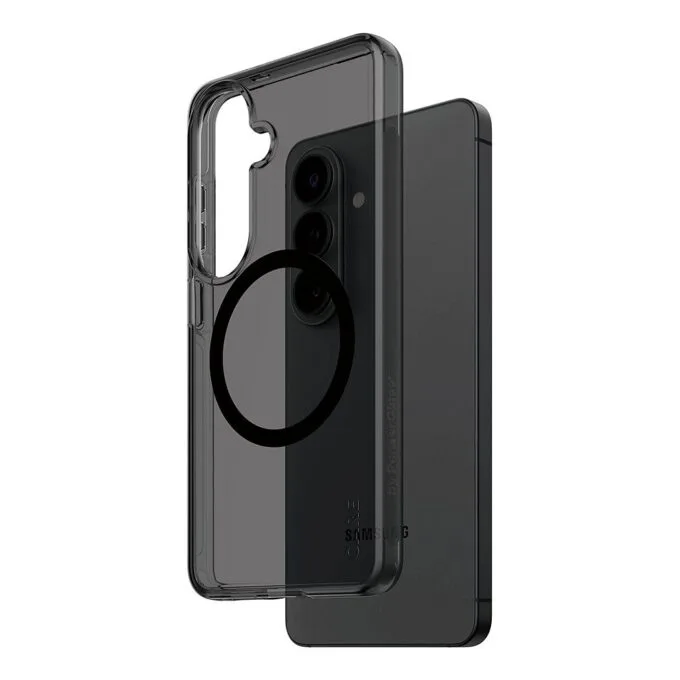 PanzerGlass CARE™ by ® Smokey Case w. Black Qi Samsung Galaxy S26 mobile phone case — image 1