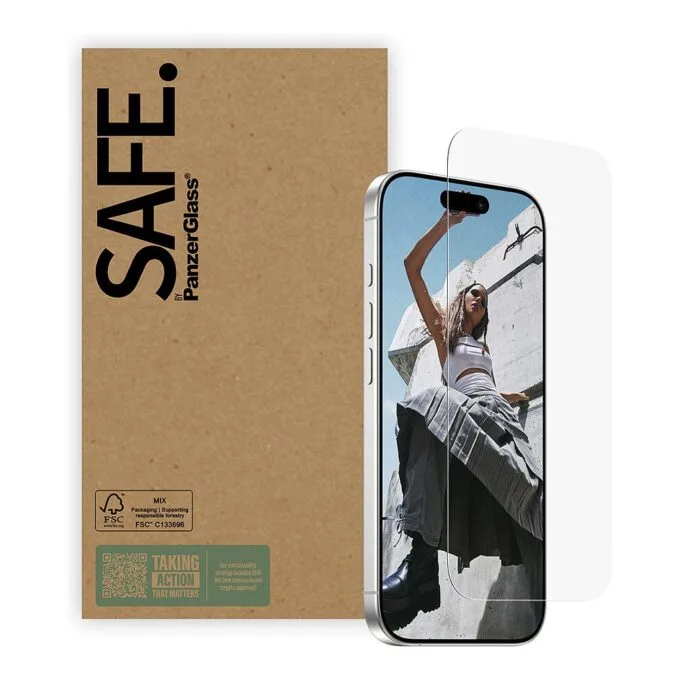 PanzerGlass SAFE. by ® Screen Protector iPhone 17 | iPhone 17 Pro | iPhone 16 Pro | Ultra-Wide Fit | Bulk — image 5