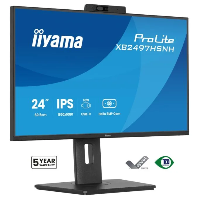 iiyama ProLite XB2497HSNH-B1 24IN IPS LCD 4MS 1920X1080 350CD/M2 HDMI/DP/USB 2 computer monitor — image 1
