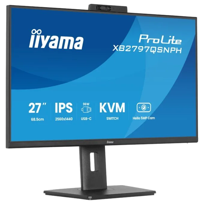 iiyama ProLite XB2797QSNPH-B1 27IN IPS LCD 4MS 2560X1440 350CD/M2 HDMI/DP/USB 2 computer monitor — image 5
