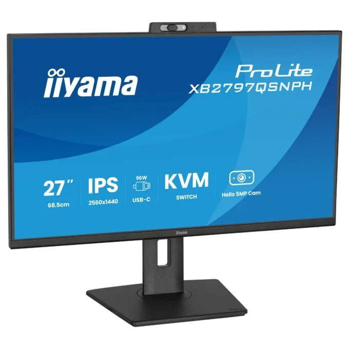 iiyama ProLite XB2797QSNPH-B1 27IN IPS LCD 4MS 2560X1440 350CD/M2 HDMI/DP/USB 2 computer monitor — image 6