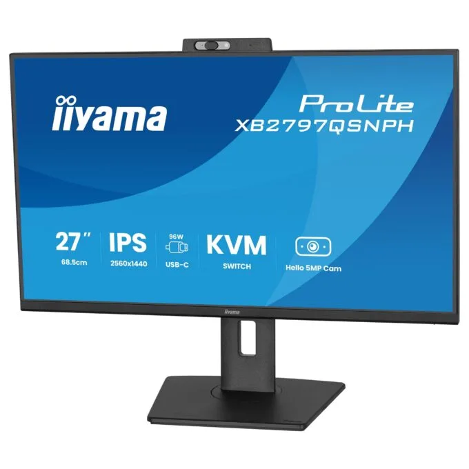 iiyama ProLite XB2797QSNPH-B1 27IN IPS LCD 4MS 2560X1440 350CD/M2 HDMI/DP/USB 2 computer monitor — image 8