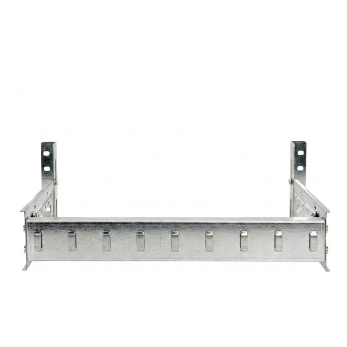 EFB 19" Universal hat rail carrier incl. 4U angle set — image 1