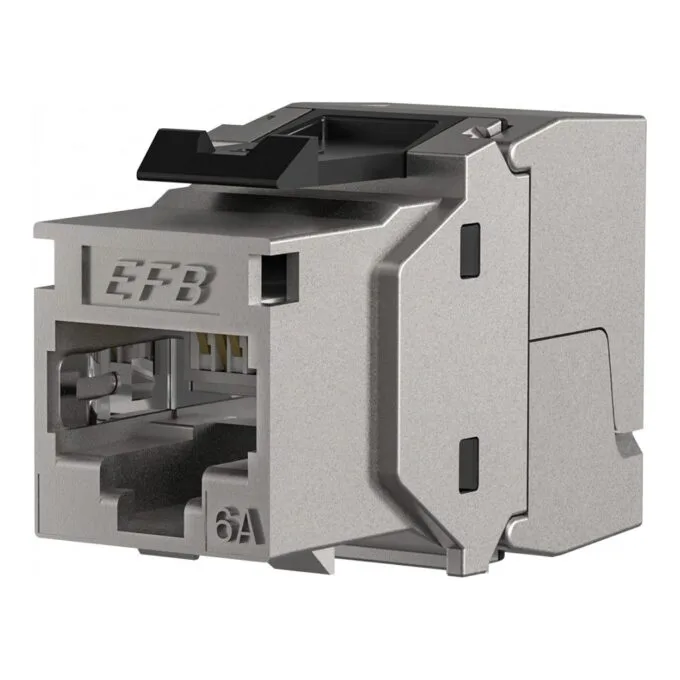 EFB RJ45 Keystone STP, Cat.6A, 500MHz, Components certified, 24 set — image 1