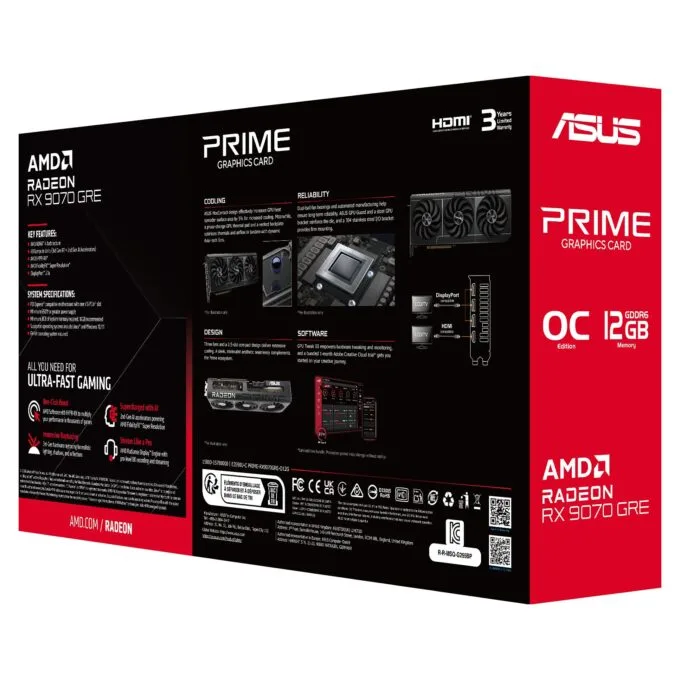 ASUS Prime -RX9070GRE-O12G — image 13